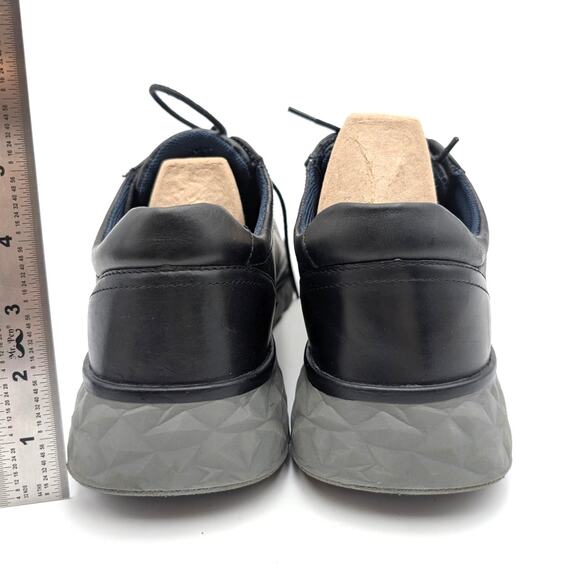 Johnston & Murphy Connor Plain Toe Derby Shoes Men's Black Size US8M EU41 - Picture 4 of 10